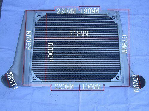 Радиатор интеркулера XCMG  QY25K SHANGCHAI 6C215-2