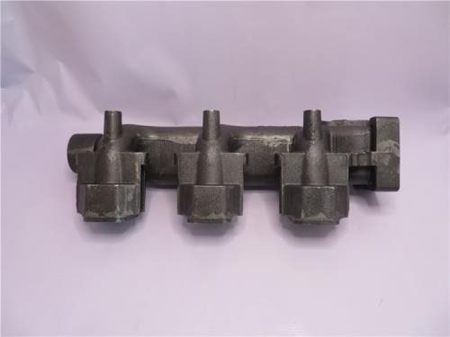 Коллектор выпускной SINOTRUK WP10 Euro II задний 0123